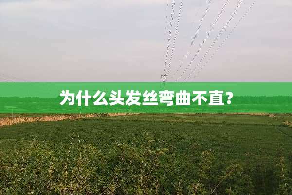 为什么头发丝弯曲不直？
