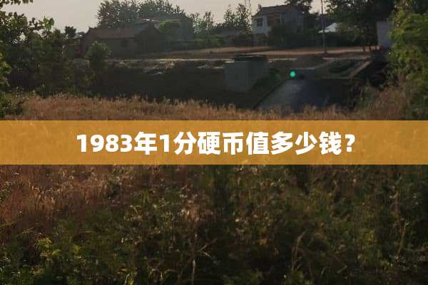 1983年1分**值多少钱？
