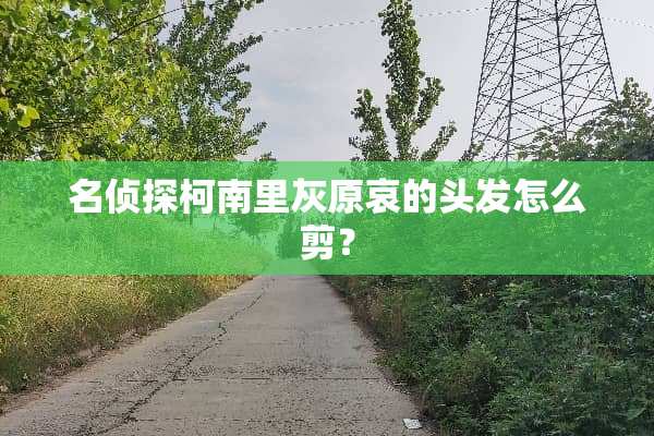 名侦探柯南里灰原哀的头发怎么剪？