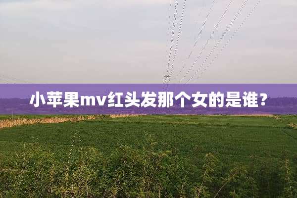 小苹果mv红头发那个女的是谁？