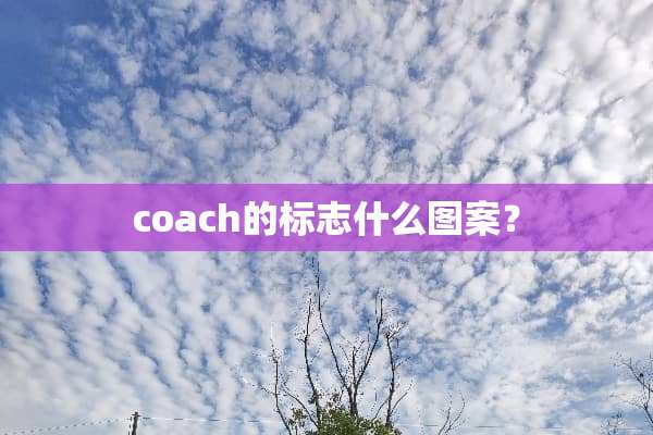 coach的标志什么图案？
