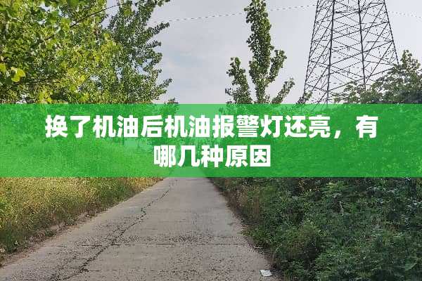 换了机油后机油报警灯还亮，有哪几种原因