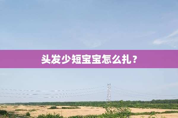 头发少短宝宝怎么扎？