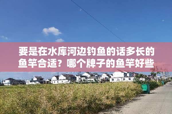 要是在水库河边钓鱼的话多长的鱼竿合适？哪个牌子的鱼竿好些？100左右吧，适合新手
