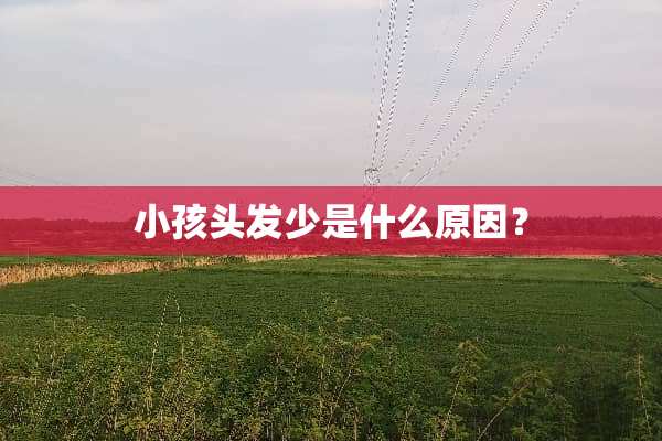 小孩头发少是什么原因？