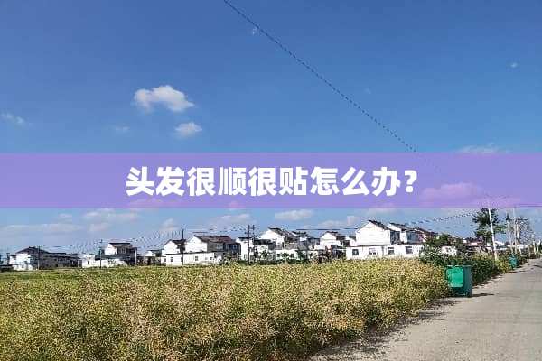头发很顺很贴怎么办？