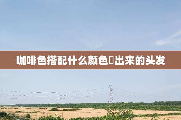 咖啡色搭配什么颜色焗出来的头发