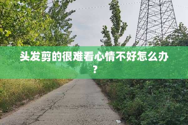 头发剪的很难看心情不好怎么办？