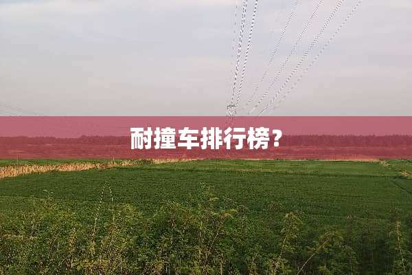 耐撞车排行榜？