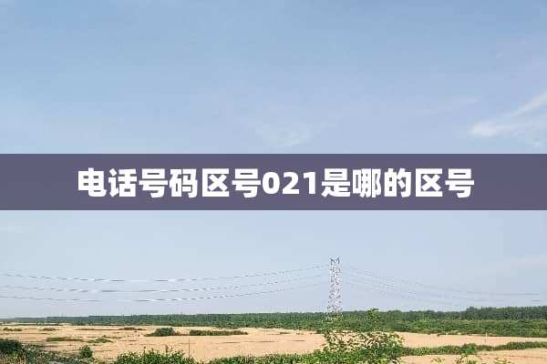 电话号码区号021是哪的区号