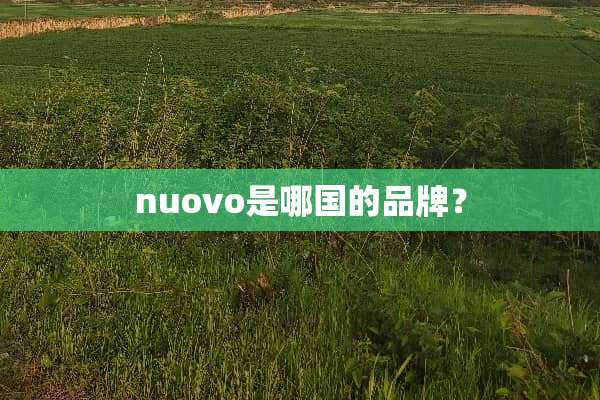 nuovo是哪国的品牌？
