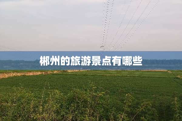 郴州的旅游景点有哪些