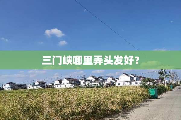 三门峡哪里弄头发好？