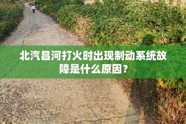 北汽昌河打火时出现制动系统故障是什么原因？