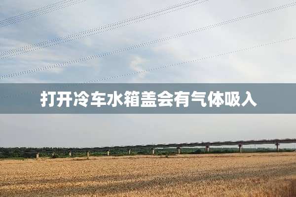 打开冷车水箱盖会有气体吸入