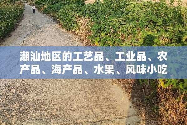 潮汕地区的工艺品、工业品、农产品、海产品、水果、风味小吃有哪些？