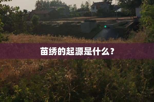 苗绣的起源是什么？