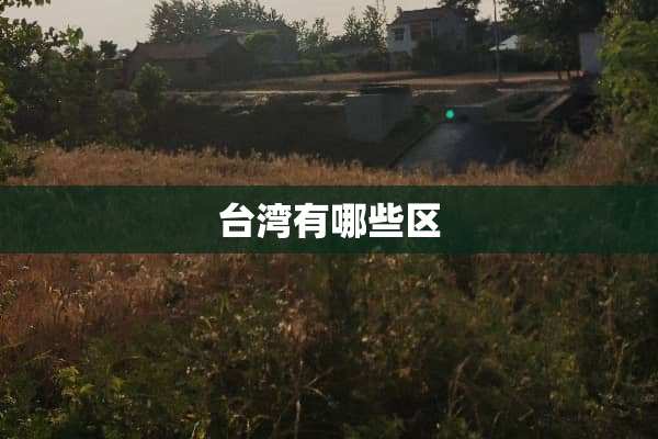 **有哪些区