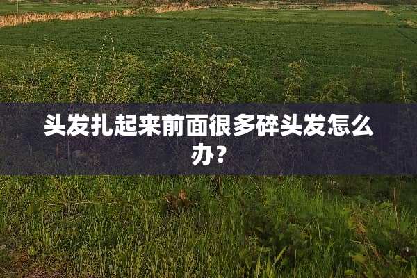 头发扎起来前面很多碎头发怎么办？
