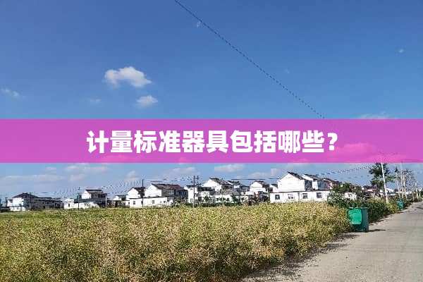 计量标准器具包括哪些？