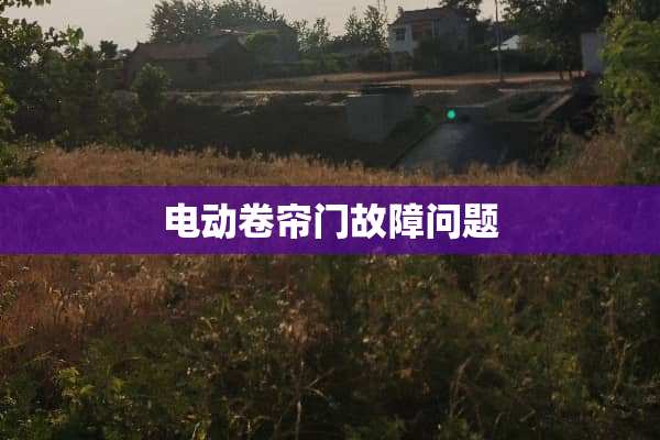 电动卷帘门故障问题
