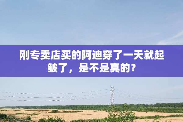 刚专卖店买的阿迪穿了一天就起皱了，是不是真的？