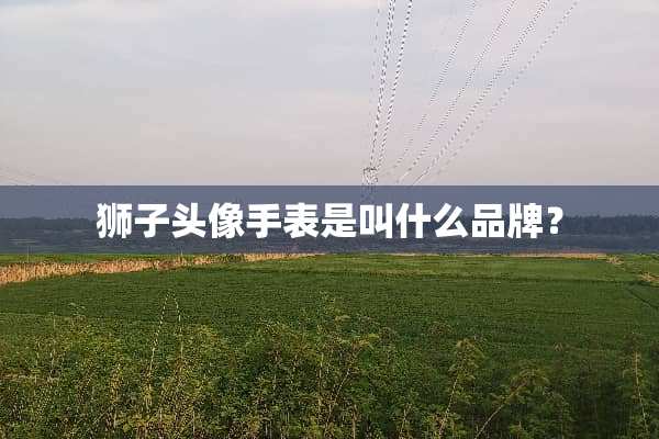 狮子头像手表是叫什么品牌？