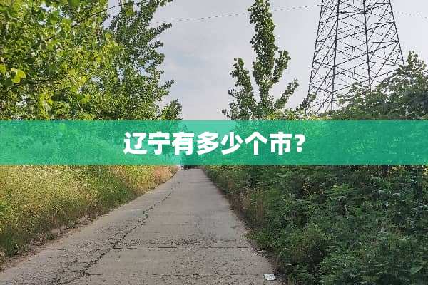 辽宁有多少个市？