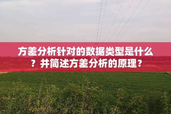 方差分析针对的数据类型是什么？并简述方差分析的原理？