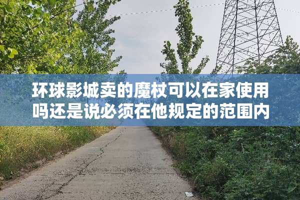 环球影城卖的魔杖可以在家使用吗还是说必须在他规定的范围内使用？