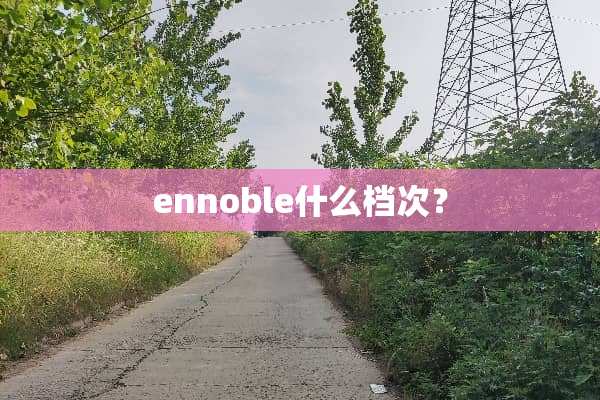 ennoble什么档次？