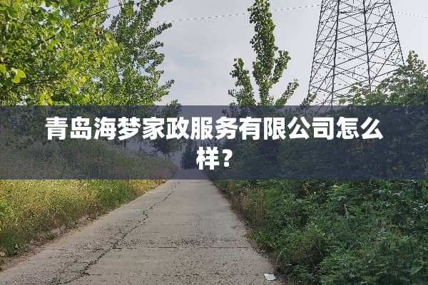 青岛海梦家政服务有限公司怎么样？