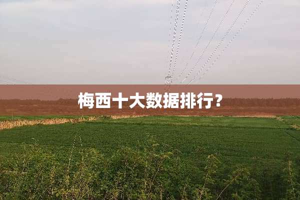 梅西十大数据排行？