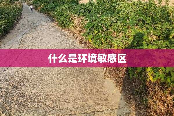 什么是环境敏感区