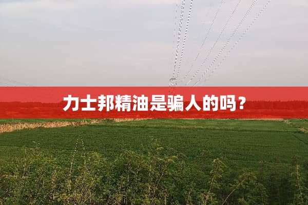 力士邦精油是骗人的吗？