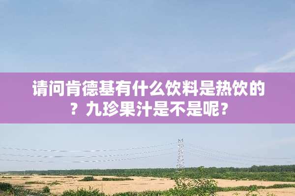 请问肯德基有什么饮料是热饮的？九珍果汁是不是呢？
