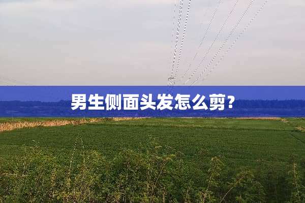 男生侧面头发怎么剪？