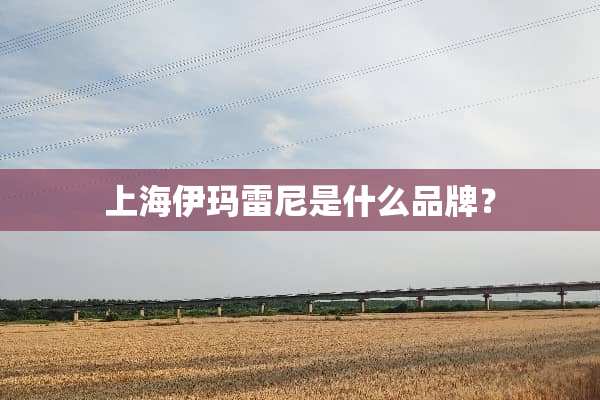 上海伊玛雷尼是什么品牌？