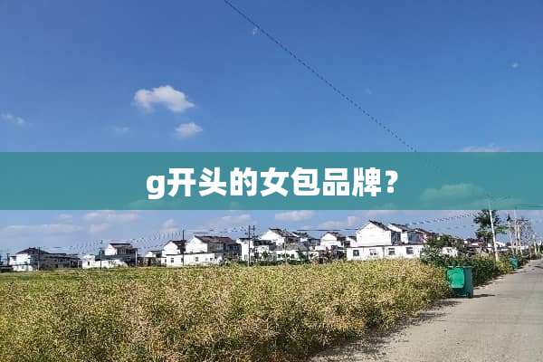 g开头的女包品牌？