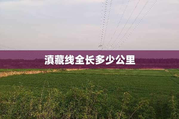滇藏线全长多少公里
