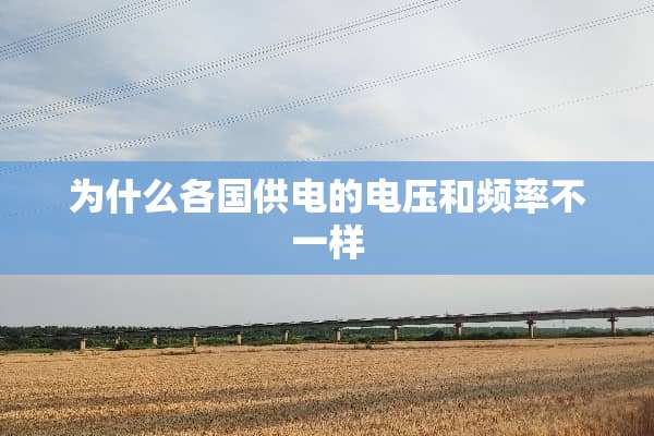 为什么各国供电的电压和频率不一样