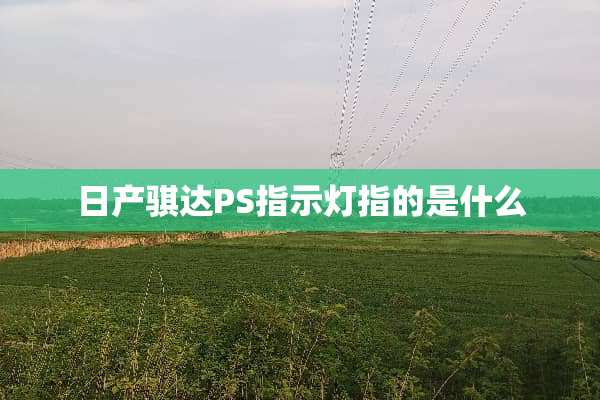 日产骐达PS指示灯指的是什么