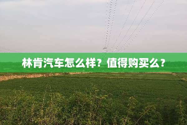林肯汽车怎么样？值得购买么？