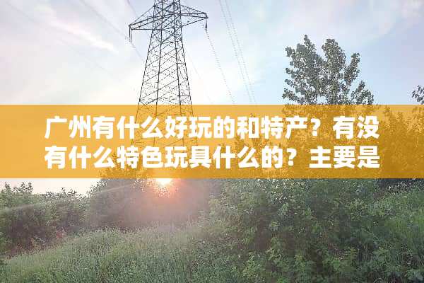广州有什么好玩的和特产？有没有什么特色玩具什么的？主要是玩的
