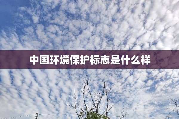 中国环境保护标志是什么样
