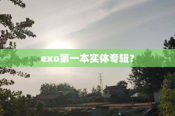 exo第一本实体专辑？