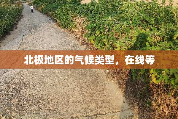 北极地区的气候类型，在线等