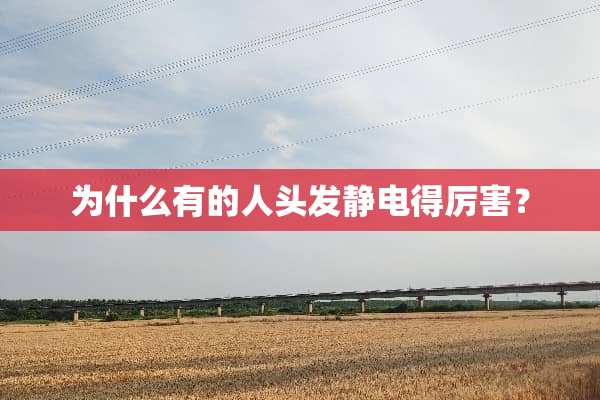 为什么有的人头发静电得厉害？