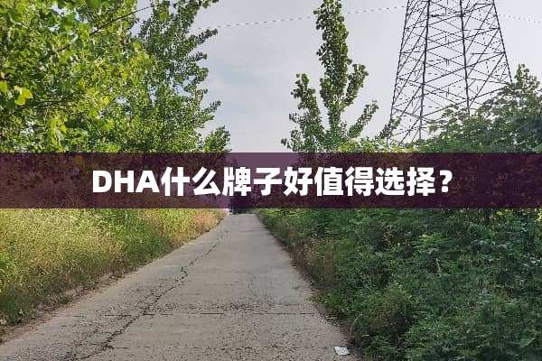 DHA什么牌子好值得选择？