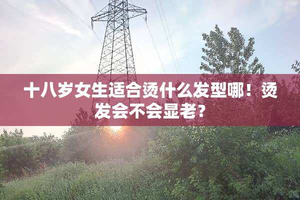 十八岁女生适合烫什么发型哪！烫发会不会显老？